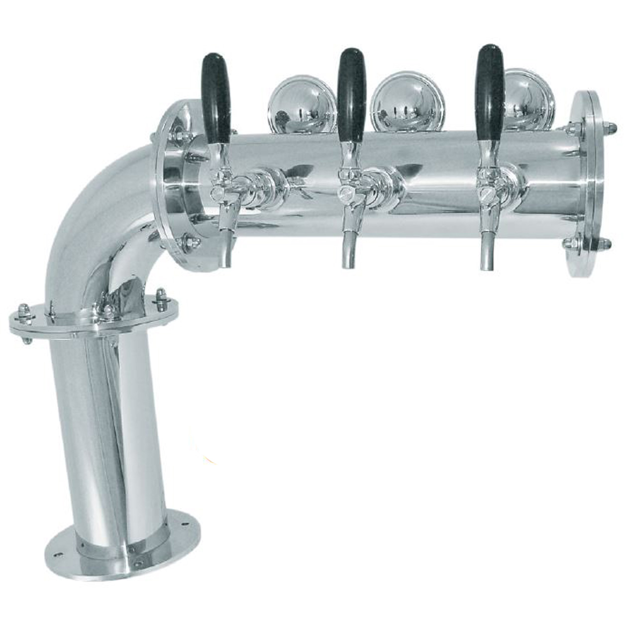 Brauhaus Flag 3 Tap Stainless Steel with LED